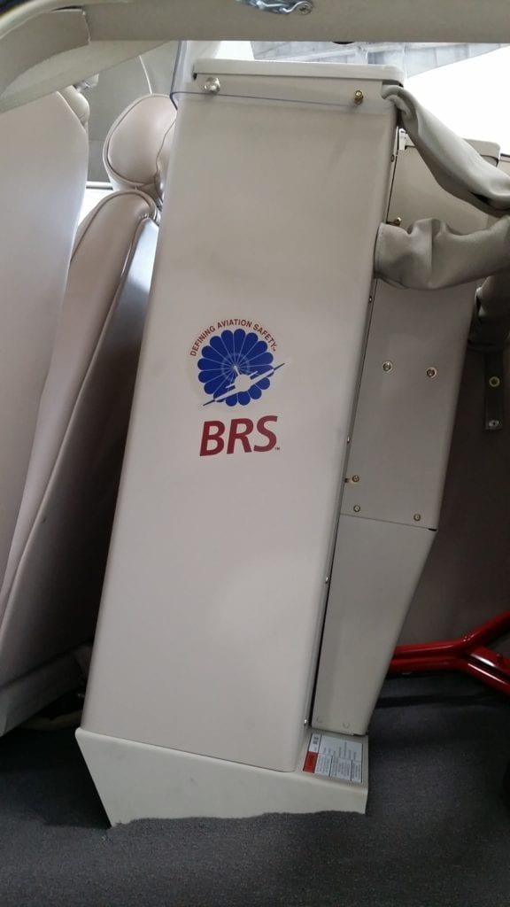 BRS Parachute Cessna 182 baggage area