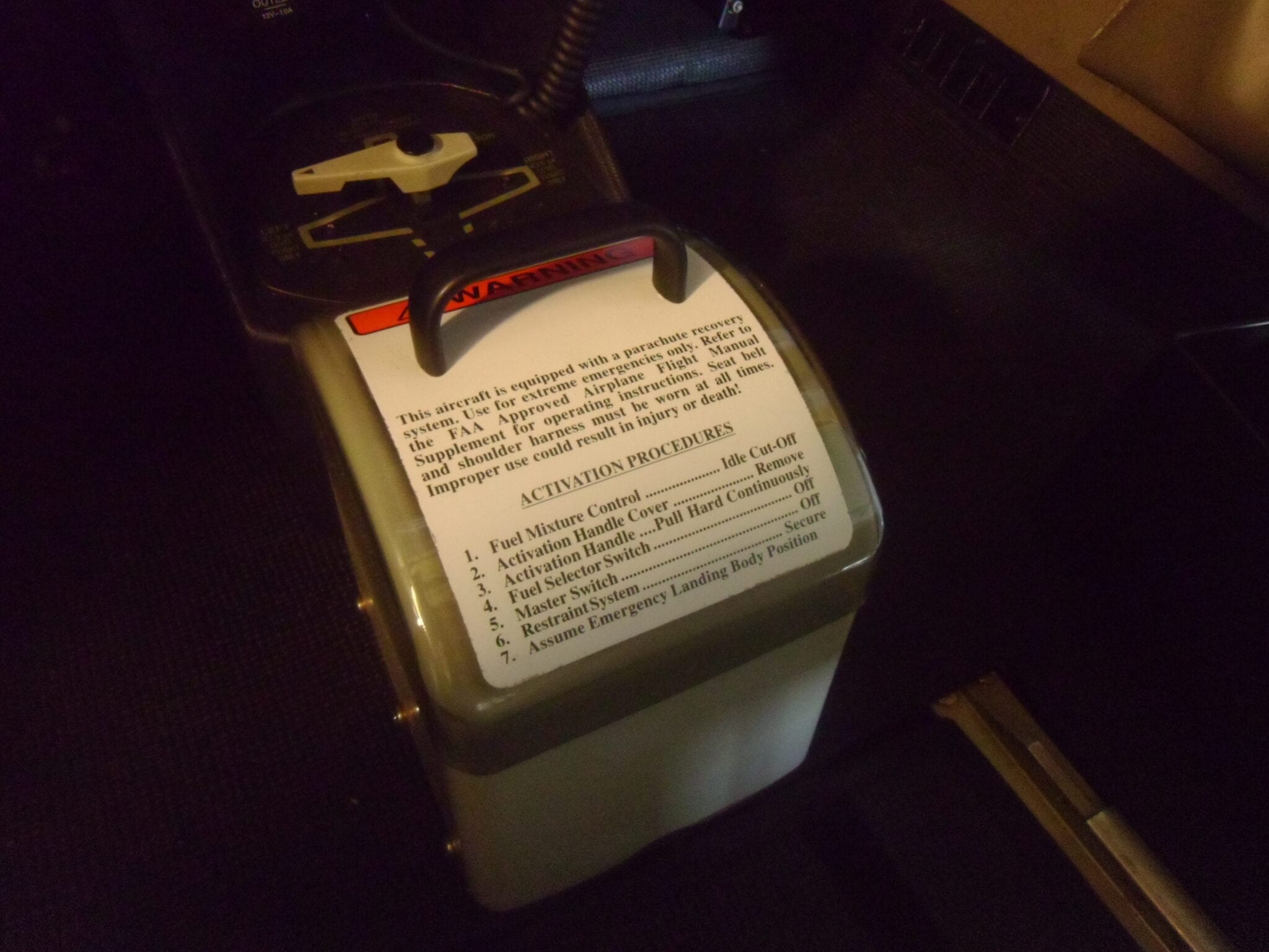 BRS Parachute Goodrich Aviation